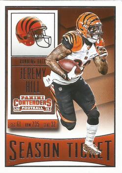Jeremy Hill Cincinnati Bengals 2015 Panini Contenders NFL #52
